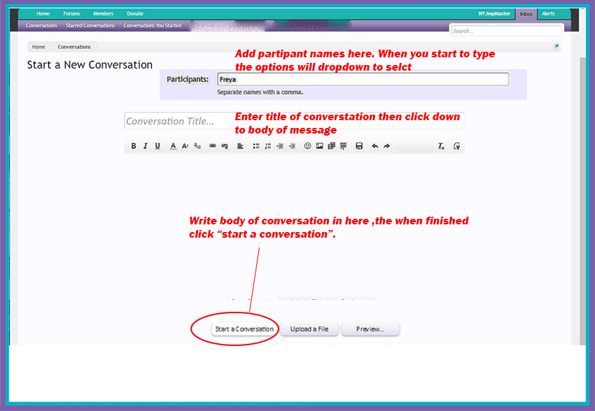 Start Conversation